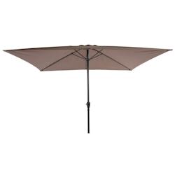 Parasol Rectangulaire Marron 2x3m 48mm - Aluminium - marron PARARE047_1_0