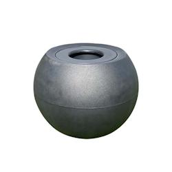 PLAST'UP ROTOMOULAGE Pot de fleurs sphérique xxl speranza 325l - GRIS - gris 0036336945487_0