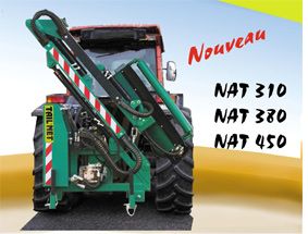 Série NAT - Broyeur d'accotement Tail'net - Puissance hydraulique 24 à 32 CV - Avec double sens de rotation et réservoir 80L_0