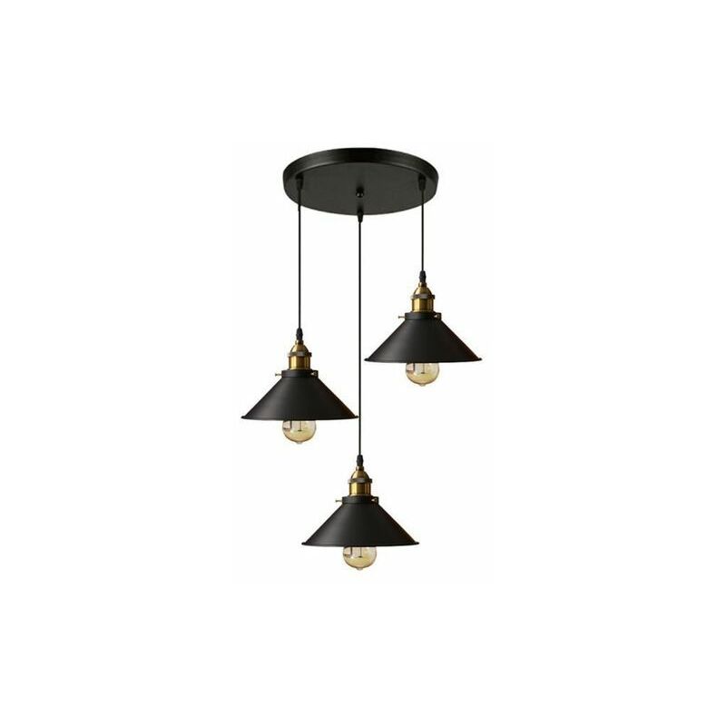 Suspension Industrielle Vintage Luminaire En Metal Fer Retro