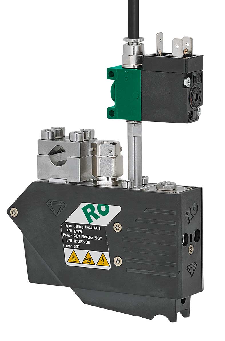 Tête d'encollage AX Diamond - Injection hotmelt électropneumatique pour colles thermoplastiques_0