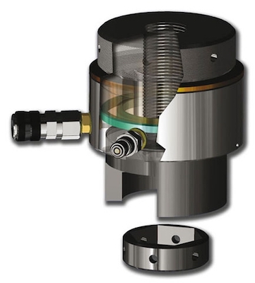 Vérin tensionneur ou tendeur de boulon hydraulique certifié CE - ISO_0