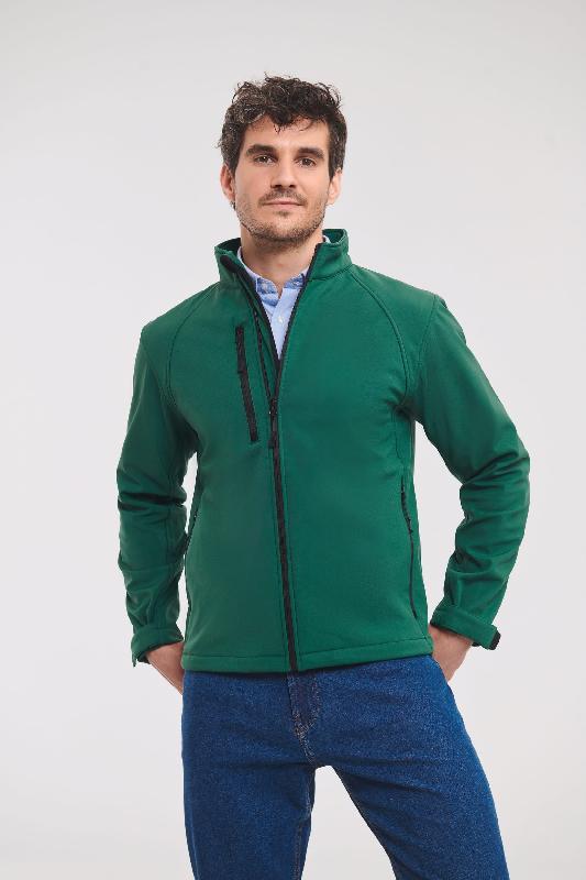 Veste softshell homme - Russell - Réf: RU140M - Imperméable, Respirant, 3XL-4XL, Plusieurs Couleurs_0