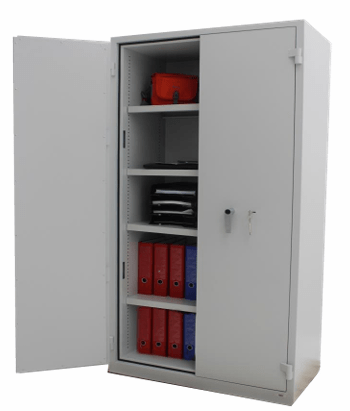 Armoire Forte Ignifuge Icarsafe Classe S2 First-Fire plus FF100E - Serrure à clé_0