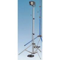 Éclairage de chantier - Projecteur halogène sur pied télescopique 500W IP44 - Hauteur réglable 70 cm à 2 m_0