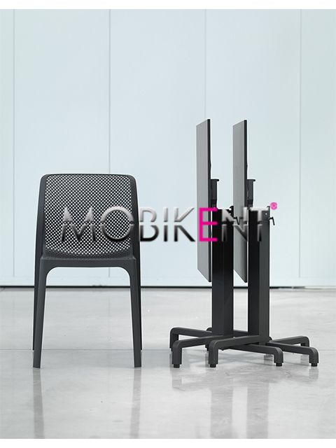 Cn12 - Chaises empilables - Mobikent - Pour l’extérieur - Design en polypropylène avec traitement anti-UV_0