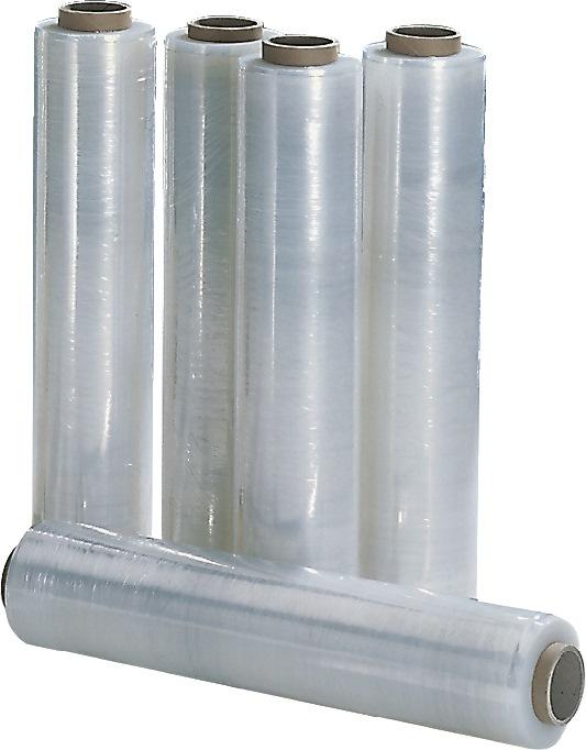 Film étirable transparent - rouleau 300 m x 500 mm - 17 µm - triple couche - résistant au déchirement_0