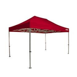 FRANCE BARNUMS Tente pliante PRO 3x4,5m - ALU 45mm/polyester 380g Norme M2 - rouge - FRANCE-BARNUMS - rouge aluminium 1332S_0