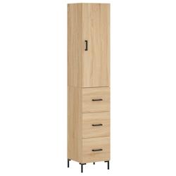 Helloshop26 - Buffet bahut commode armoire meuble de rangement organisateur cuisine salle de séjour salon haut sonoma 34,5 x 34 x 02_0034047 - 300021_0