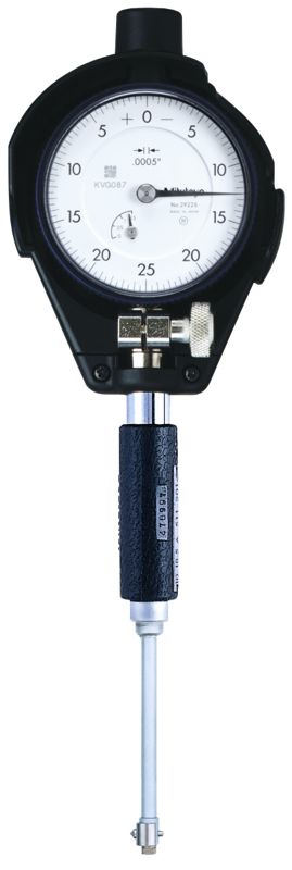 Instrument de mesure d'intérieur à 2 points - Mitutoyo - vérificateur d'alésage 0,24-0,4'' - tige mobile à tête sphérique en carbure_0