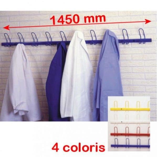 PORTEMANTEAUX COLLÈGE 10 PATÈRES L145 4 COULEURS_0