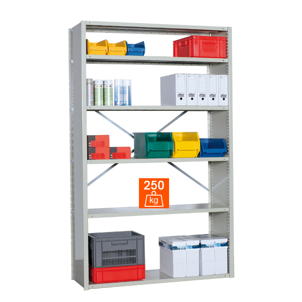 Rayonnage avec parois et de tablettes pleines métalliques  pour l'industrie et le tertiaire - PROFILTOL_0