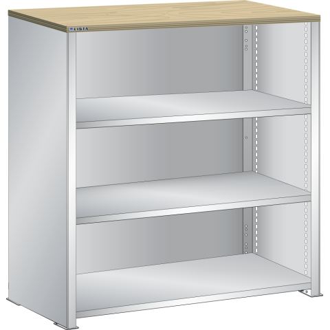 RAYONNAGE UNIVERSEL LISTA L 1006 - H 110 X L 100 X P 35 - MULTIPLEX GRIS CLAIR RAL 7035