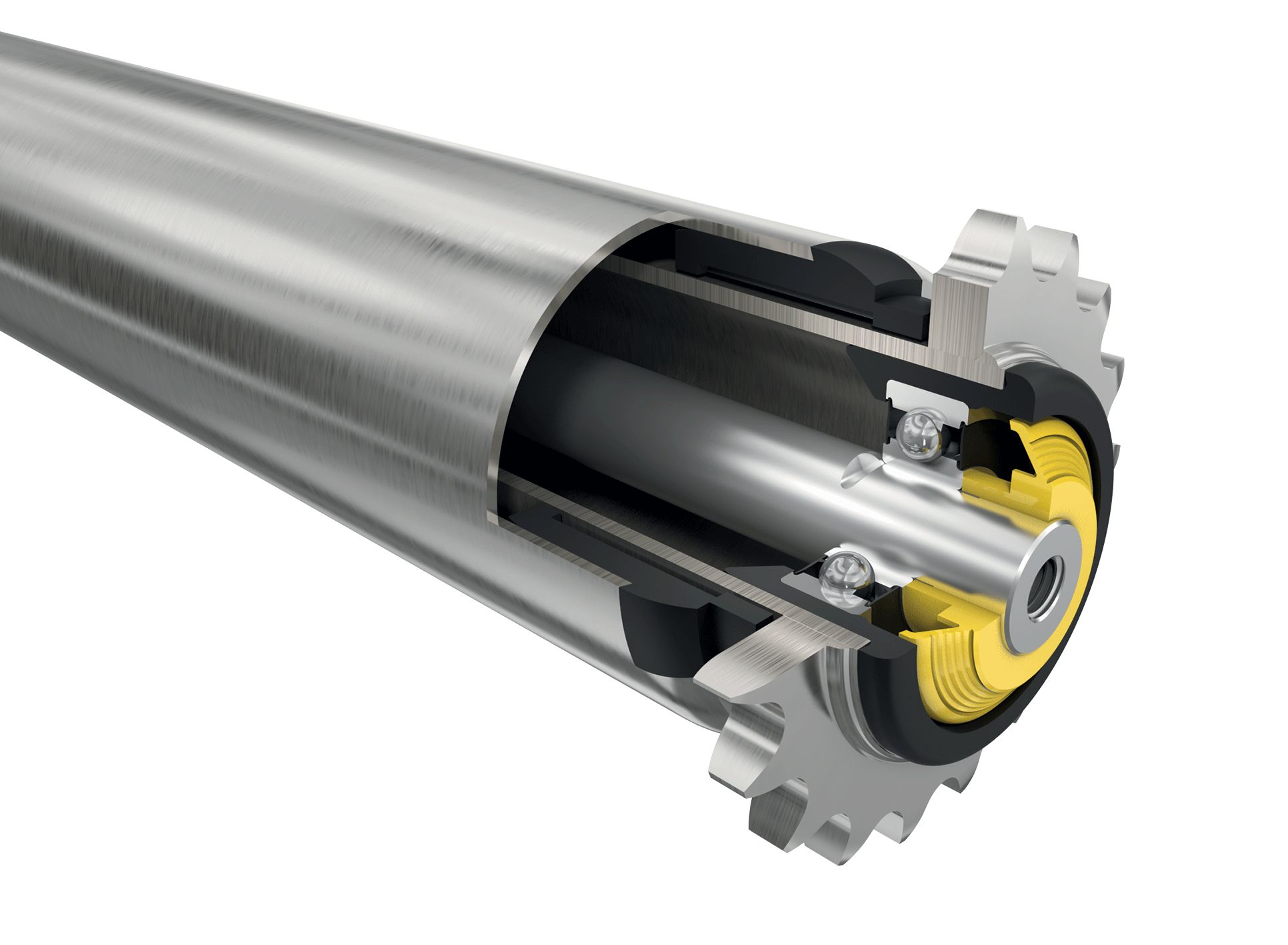 Série 3880 - rouleaux motorisés Interroll - convoyage jusqu'à 0,5 m/s - construction robuste_0