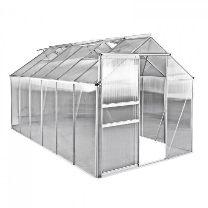 Serre de jardin midi 6 - 6,80 m² - 376 x 192 x 194 cm_0