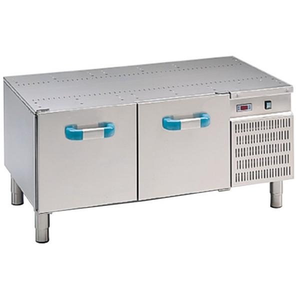 Soubassement réfrigéré MBM - 2 tiroirs - gamme MINIMA 600 - acier inox AISI 304_0