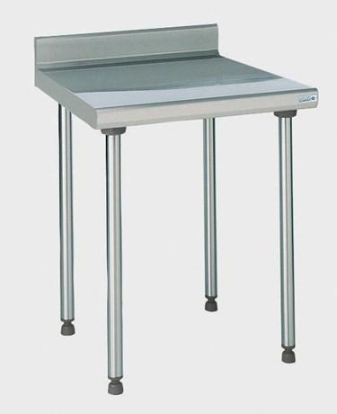 TABLE INOX ADOSSÉE LONGUEUR 700 MM