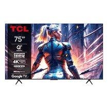Tcl tv qled 4k 189 cm 75t8b - qled pro - 144hz - google tv_0