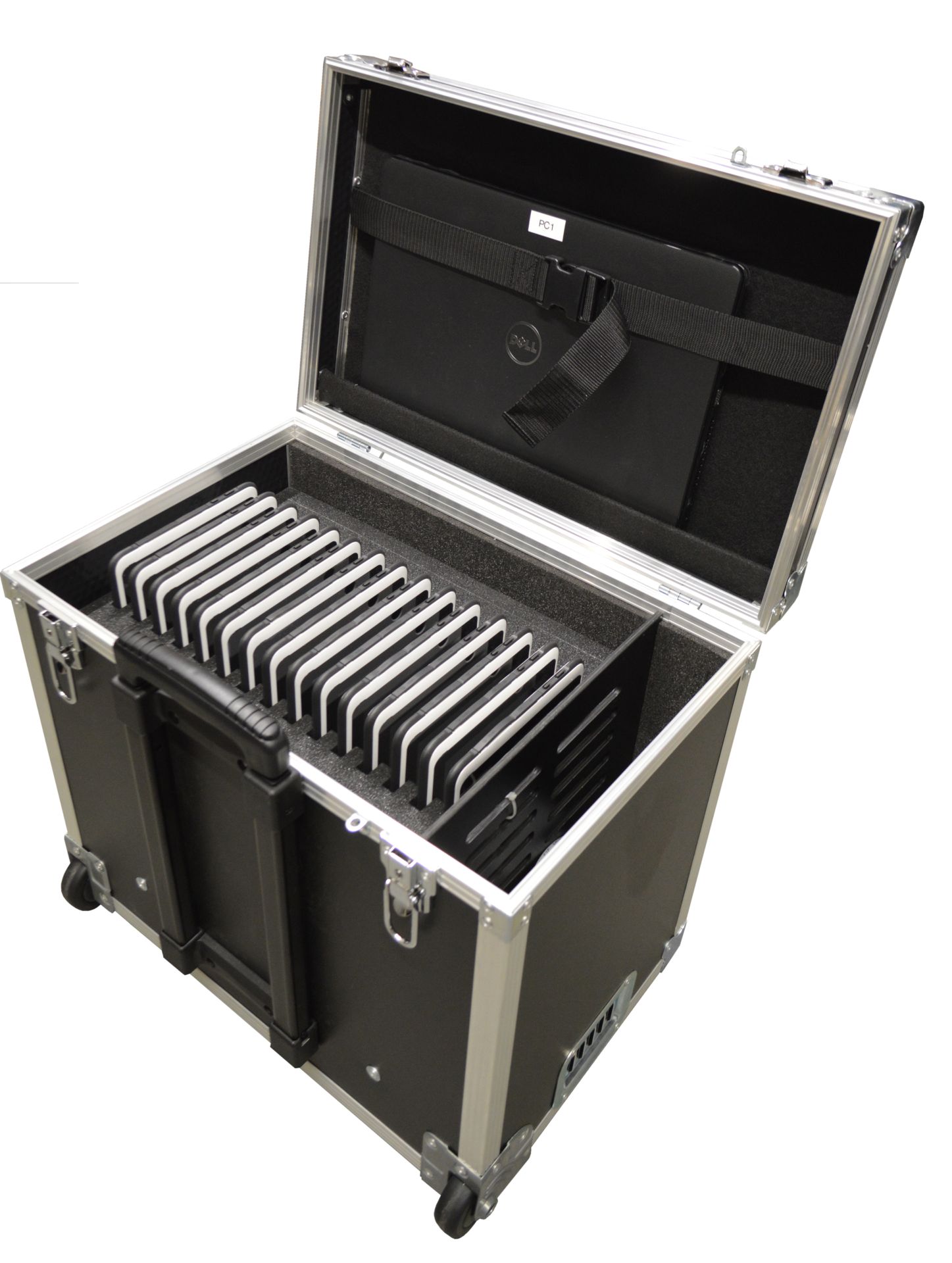 Valise multimédia TIP 16 - 16 tablettes ou PC portables, sécurisée et mobile_0