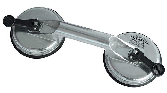 Ventouses pneumatiques en aluminium - 2 têtes ø 120 mm_0