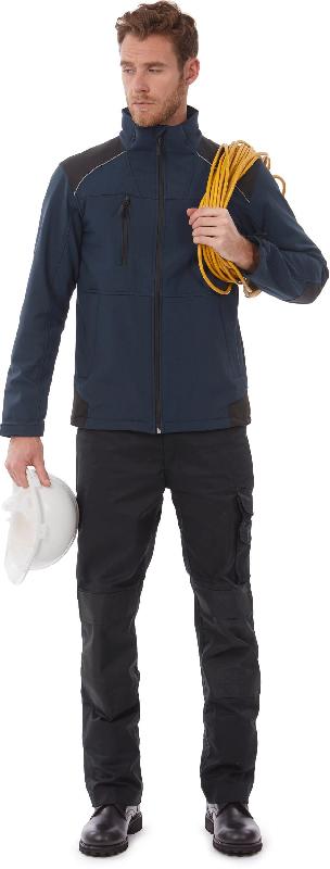 Veste Softshell Shield Pro - Réf: CGJUC42 - Rip-stop 3 couches, imperméable et respirante_0