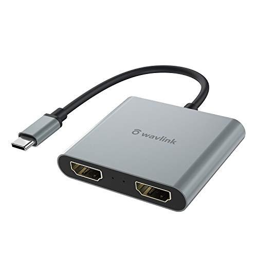 WAVLINK ADAPTATEUR USB-C VERS DOUBLE HDMI 4K MST, PORTABLE HUB USB C H_0