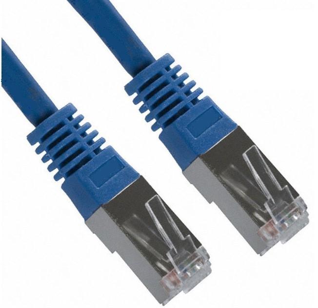 EQUIP 605533 - Câble RJ45 Cat6 S/FTP 0.25m - Connecteurs plaqués or - Homme/Homme - Bleu_0
