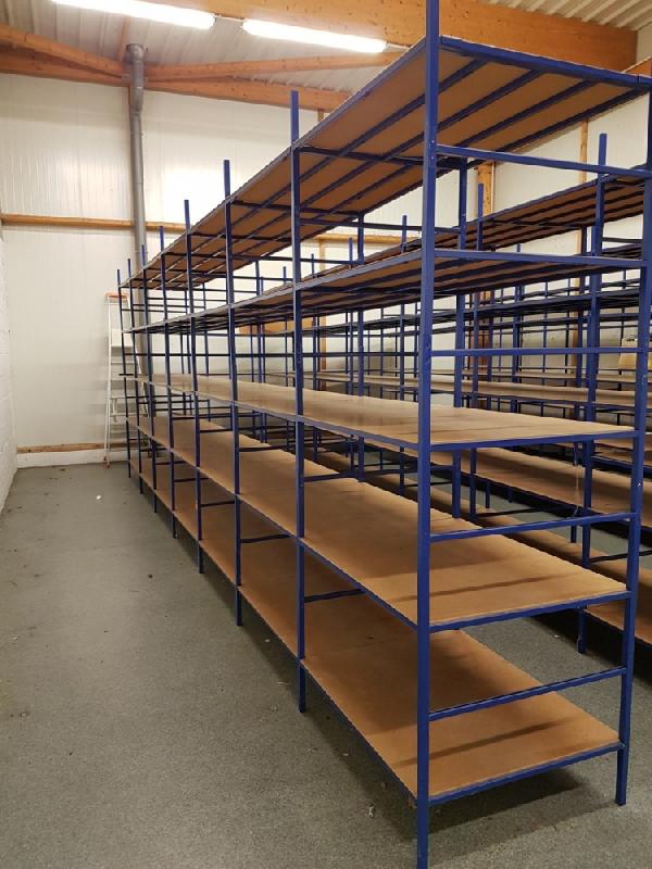 CE35-2 - Lot de 7 éléments rayonnage Protub - 5 étages - Métallique/Bois - 7 mètres linéaires_0