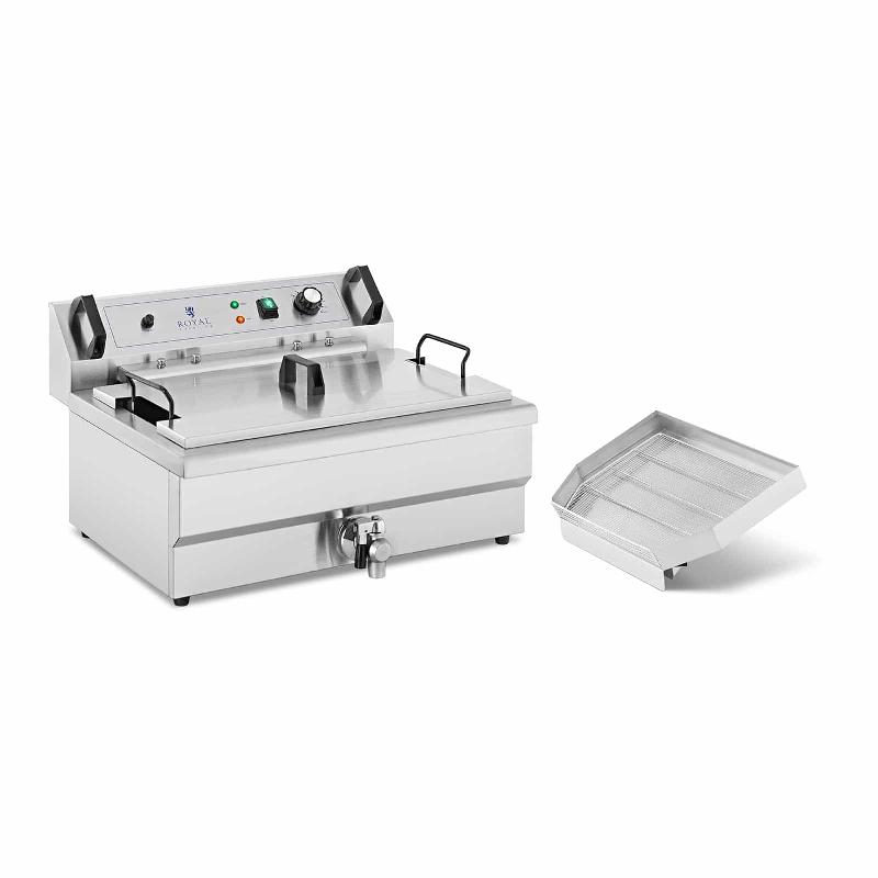 FRITEUSE À BEIGNETS 23 LITRES 230 VOLTS PROFESSIONNEL ACIER INOXYDABLE 14_0003991_0