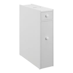 Helloshop26 - Meuble bas de salle de bain 58 x 16 x 48 cm à 2 tiroirs blanc 03_0007664 - 3001893147763_0
