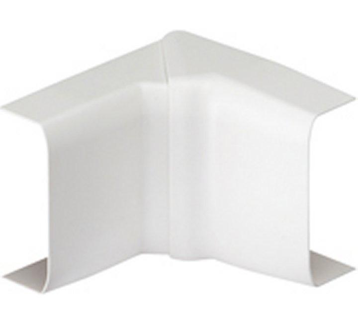 Lot de 2 angles intérieurs variables blanc pour moulure, h. 2.6 x p.1.5 cm_0