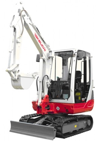 Mini pelle takeuchi de 3.5t (type tb235)_0