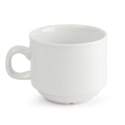 Tasse à Thé Empilable Linear 200 ml - Lot par 12 - Olympia - porcelaine U084_0