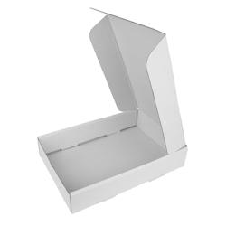 Packnwood FHC - 25Pcs - Boite traiteur lunch carton microcannelé blanc - 280x190x60mm - blanc en carton 209BLM19_0