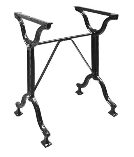 Pied de table de terrasse bistrot - modèle latéral_0