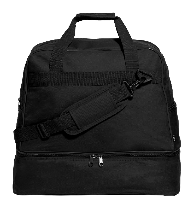 Sac de sport en RPET - compartiments zippés - compartiment à chaussures - bandoulière réglable_0
