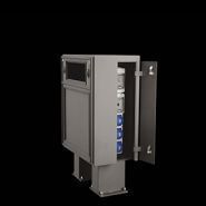 Poubelle publique Scilla - Neri - 2272 000 - 31L - acier zingué et aluminium_0