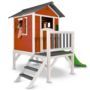40908 - Structure de jeux combinée sur pilotis Lodge - Gamm Vert - Bois imputrescible FSC - 56 kg_0