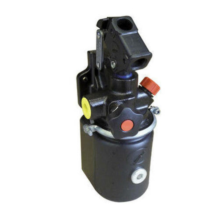 7244 - Pompe hydraulique manuelle 1L - Réservoir plastique anticorrosion - Orientation 160° - 3663037023441_0