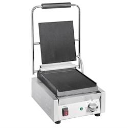 Grill Panini Professionnel Simple Lisse - 290 x 395 mm - Bistro Buffalo inox - Plaques en fonte résistantes_0
