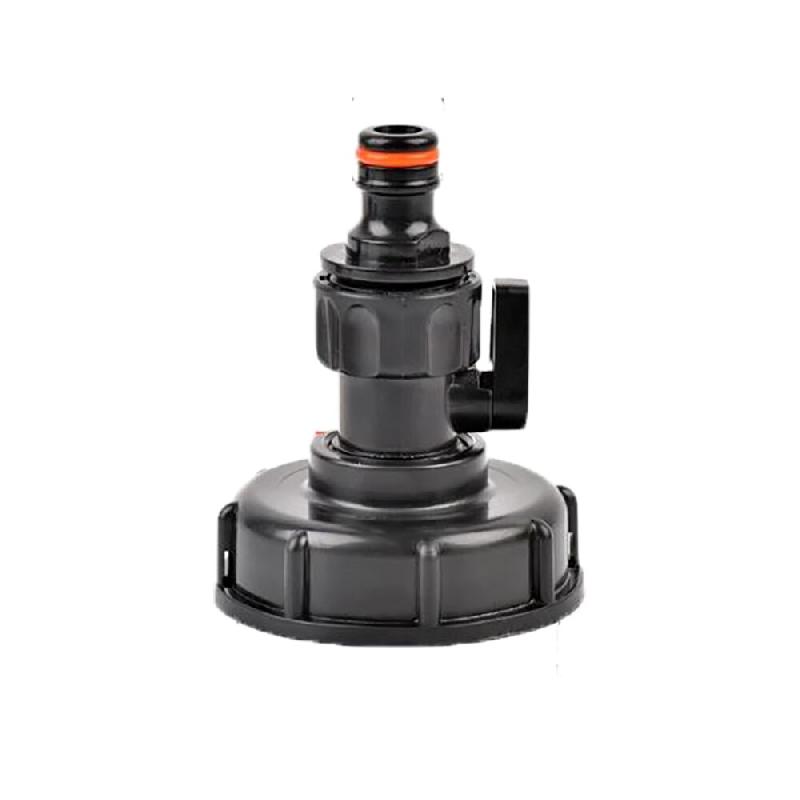 Connecteur de robinet pour cuve ibc - NOIR - noir 0727156536145_0