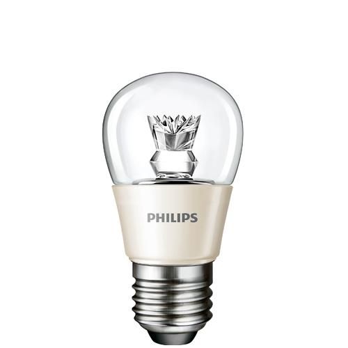 E27 sphérique Master LEDluster DT 6W=40W /827 claire 230V dimmable - Philips - lumière chaude et étincelante_0