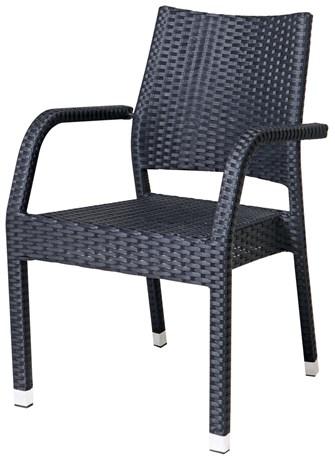 FAUTEUIL DE TERRASSE BAHAMAS II NOIR