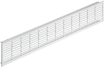 Grille d'aération 400mm en anodisé argent ou noir