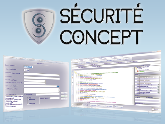 Logiciel de sécurité main-courante informatique securite concept_0