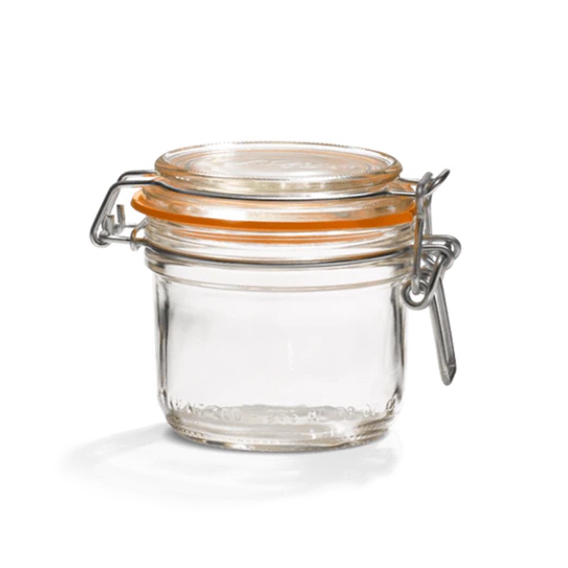 Lot de 6 bocaux Terrine Le Parfait Super 200 g - Ø 70 mm - Fermeture inox avec joint inclus - WL000027_0