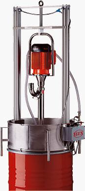 Pompe vide-fût à vis pour viscosité élevée - Viscoflux - pour produits pâteux et fûts de 200L_0