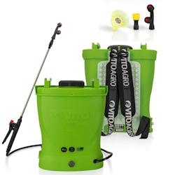 Pulvérisateur de Jardin 16L à Batterie VITO - Pulvérisateur Electrique 6 bars - Buses, Chargeur et Lance Télescopique Inclus - vert plastique 5604_0
