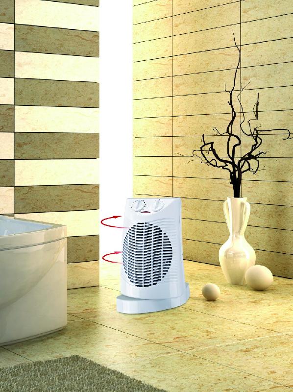 Radiateur soufflant mobile salle de bain - électrique THOMSON THSF024 - 2000W, oscillation et sécurité IP21_0