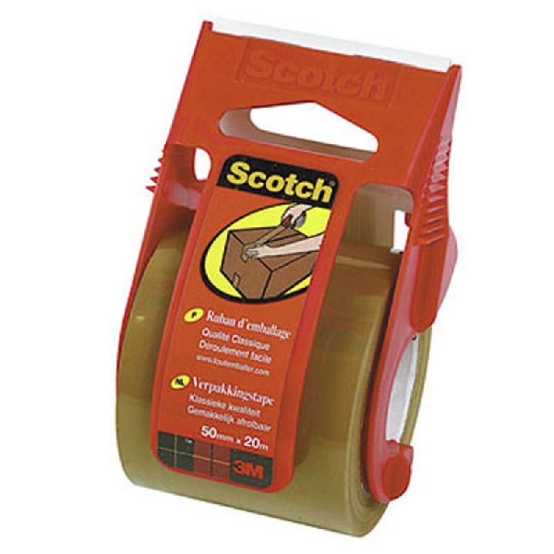 SCOTCH® DISTRIBUTEUR DE RUBAN D'EMBALLAGE “EASY TO START” (ROULEAU DE 20M)